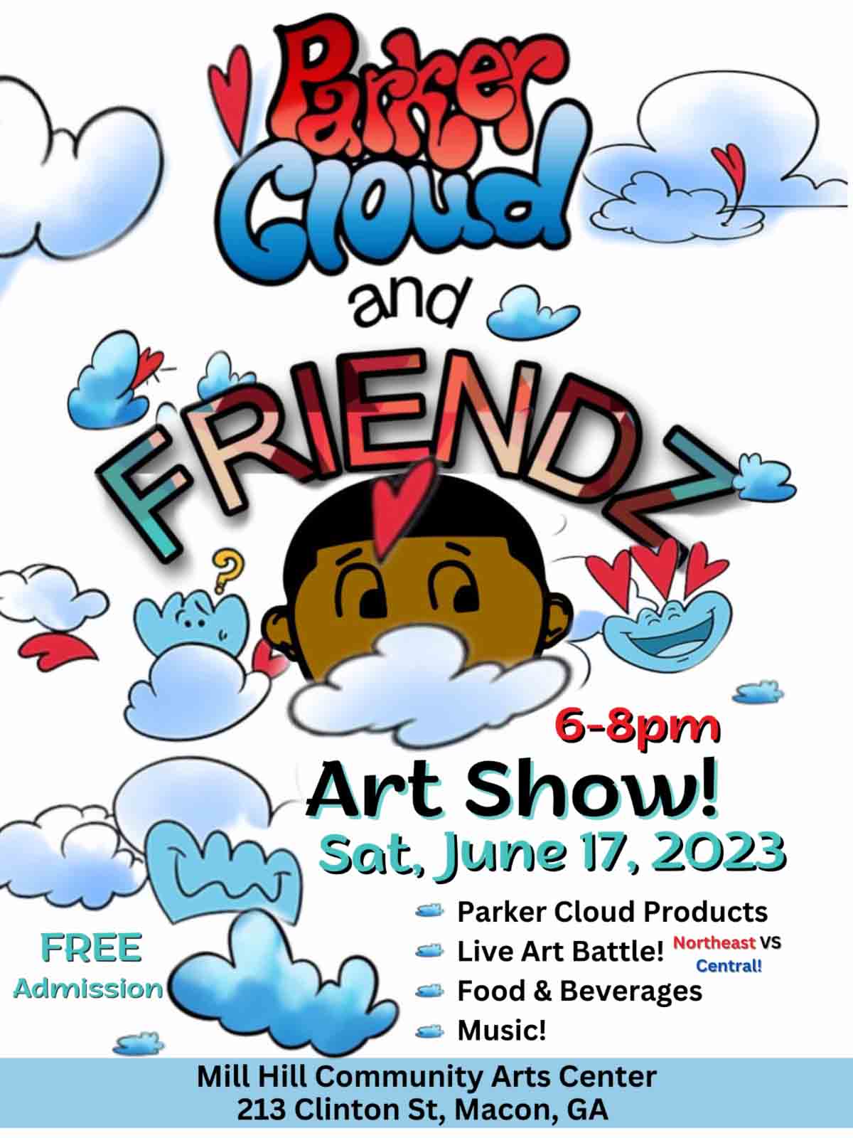 ART SHOW! Parker Cloud & Friendz post thumbnail